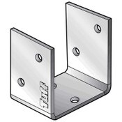 Bolt Down U Stirrup 140mm x 180mm HDG